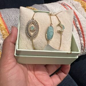 NWT Eye Candy Evil‎ Eye bracelet set